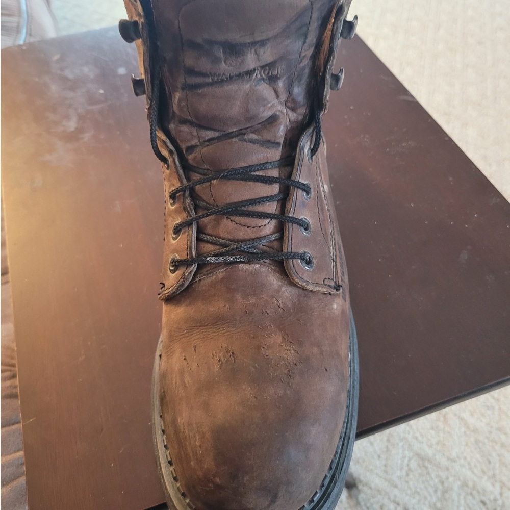 Red Wing Shoes Dark Brown Leather Boots
